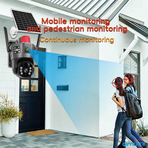 Okam 3 Màn Hình Ngoài Trời An Ninh 4K Mạng Máy Ảnh 4G Sim Thẻ Năng Lượng Mặt Trời Powered 6MP Độ Phân Giải <span class=keywords><strong>360</strong></span> ° PTZ Tầm Nhìn Ban Đêm Bộ Nhớ Thẻ - Product Image 5