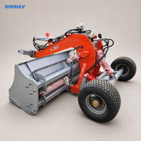 Niveleuse de terrain laser PWD400, largeur de travail 2600-4000 mm, niveleuse de terrain agricole GPS tractée par tracteur, emballage en caisse en bois