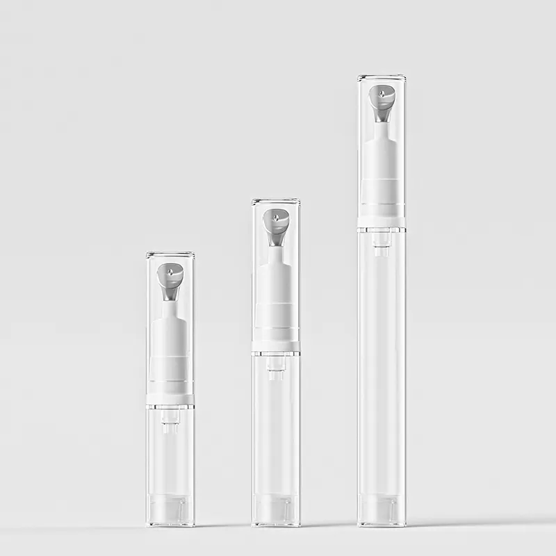 Wholesale Airless Eye Cream 5/10/15ml Tube Vacuum Alloy Head Skin Care Eye Cream Syringe Bottle