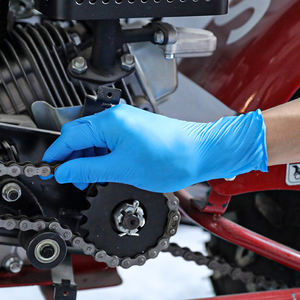 Caja de guantes personalizados con logotipo Guantes DE TRABAJO Desechables Guantes de nitrilo azul Sin polvo Sin látex - Product Image 3