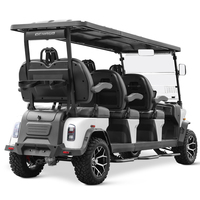 Voiturette de golf électrique Denago 2025, nouvelle conception chinoise, 5 kW, 6 places, batterie au lithium 48 V, utilitaire, haute qualité