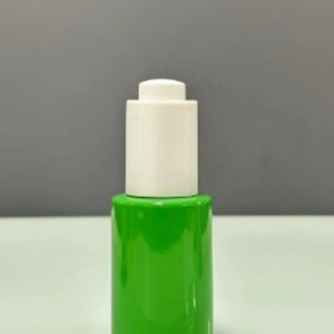 ขวดแก้วเซรั่มแบบหยดพร้อมหัวปั๊มสีขาว ขวดแก้วใสแบบกดหัวปั๊มพร้อมหัวหยด ขนาด 30 มล. - Product Image 5