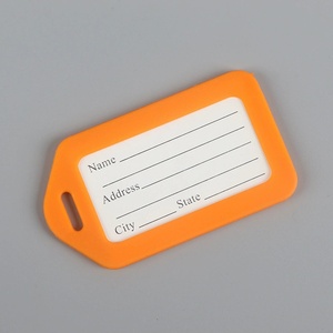 Étiquette de bagage de voyage en PP étanche à bas prix, porte-adresses léger, accessoire de voyage, cadeau promotionnel, porte-clés en acrylique - Product Image 6