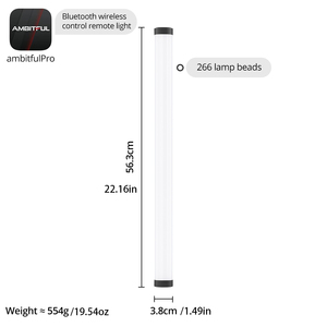 AMBITFUL A2PRO A2 PRO RGB 2500K-8500K Tubo de luz a todo color LED Video Stick <span class=keywords><strong>Light</strong></span> con control de batería de litio incorporado por APP - Product Image 2