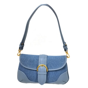 Sac à bandoulière en denim pour femme, sac à main original, nouveau design 2025, prêt à porter, mode, <span class=keywords><strong>bureau</strong></span>, sous le bras - Product Image 1