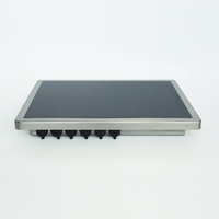 15 pouces IP65 scellé en acier inoxydable 304 cas écran tactile pc avec conception à panneau plat