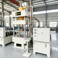 Prensa Hidráulica de Quatro Colunas e Três Feixes de Gama Completa com Motor PLC, Máquina Multifuncional para Tampas de Roda e Forros de Porta