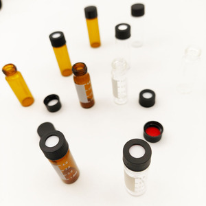 핫세일즈 2ml 앰버 HPLC 바이알 유리 스크류 캡 재사용 가능 OEM 지원 실험실용 - Product Image 2