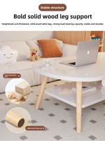Table basse moderne et simple en bois massif pour petit appartement ou maison locative, pour canapé, thé ou nouvelle chambre à coucher