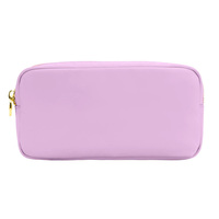 Urijk — sac cosmétique en Nylon personnalisé pour demoiselle d'honneur, petite pochette en Nylon doré avec fermeture à glissière avec lettres scintillantes
