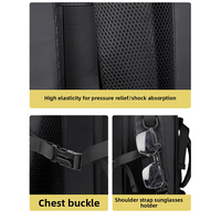 Tas Ransel Bisnis USB Anti Air Multifungsi untuk Perjalanan, Tas Laptop Oxford Kapasitas Besar untuk Aktivitas Luar Ruangan dan Komuter