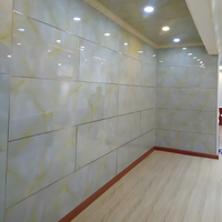 Paneles Decorativos de Pared de PVC con Textura de Mármol Blanco y Líneas Doradas, Resistentes al Agua, para Decoración de Interiores