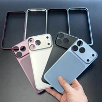 Coque de téléphone anti-chute Seahorse Buckle avec cadre métallique et coque arrière, transforme l'iPhone 17 Pro Max en 18 Pro Max en quelques secondes