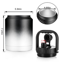 Usine en gros grande capacité isolée sous vide 64oz bouteille d'eau en acier inoxydable gallon d'eau cruche avec poignée