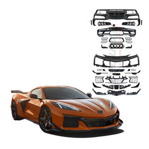 Kit de carrosserie de conversion de modification automatique pour <span class=keywords><strong>Corvette</strong></span> <span class=keywords><strong>C8</strong></span> 2020 2021 2022 <span class=keywords><strong>2023</strong></span> 2024 2025 mise à niveau vers l'assemblage de pare-chocs <span class=keywords><strong>Z06</strong></span> - Product Image 1