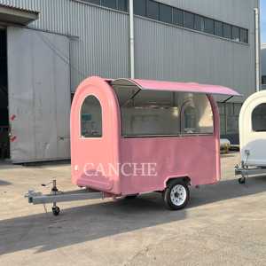 รถบรรทุกอาหารสไตล์การ์ตูน | รถพ่วงขนมแสนสนุกและน่าดึงดูดสำหรับสตรีทฟู้ด | รถขายอาหารเคลื่อนที่ - Product Image 1