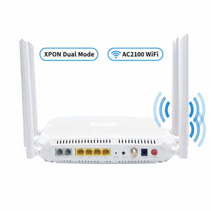 ONU XPON ZC-521T de Señal Potente, 4GE, 2POTS, 1CATV, 6 Antenas Externas, WiFi AC2600, Chip RTL, Actualización del Modelo HG8247H / HG8247H5 - Product Image 1