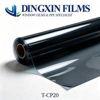 Film pour vitres de voiture Dingxin OEM T-CP 20 PET UV 99%VLT 19% TSER 54% Garantie 3 ans 2mil OEM 3H