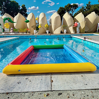 Piscine gonflable en PVC personnalisée Yibei pour la vente en gros, piscine à balles portable commerciale pour la location