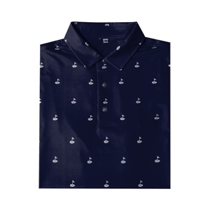 बेस्ट सेलिंग लेबल पोलो शर्ट कस्टम लोगो ड्राई त्वरित पॉलिएस्टर लुभावनी सबलिमिनेशन पुरुषों के लिए गोल्फ कपड़े - Product Image 2