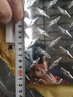 Plaque de marche en aluminium pour sol de bus avec revêtement antidérapant
