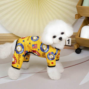 בגדי חיות מחמד סיטונאיים, מכנסיים נוחים וגמישים עם ארבע רגליים לכלבים קטנים, חתולים וחיות מחמד בעלות ארבע רגליים, הדפס חמוד, קיץ חורף 25 - Product Image 6