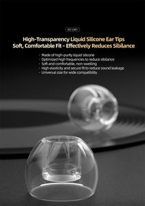 Embouts d'écouteurs en silicone liquide KZ LS01, 3 paires (S/M/L), embouts intra-auriculaires pour écouteurs filaires, casque, écouteurs - Product Image 5