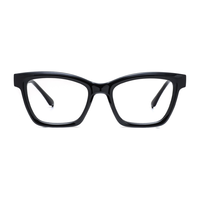 Montures de lunettes optiques carrées modernes en acétate TR, épaisses, à monture complète, unisexe, pour verres correcteurs, OEM ODM