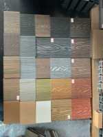 Plancher composite WPC extérieur ignifuge, stable, anti-fissuration, à relief profond, pour sous-sol, jardin, patio, piscine, balcon