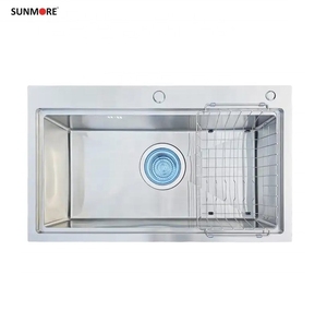 Modern Single Bowl 500*460mm Kitchen Sink Undermount 304 Stainless Steel Kitchen Sink Good Price from Vietnam - Product Image 1