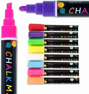 Liquid Markers by China Factory Washables Erasable Chalk Pen for Blackboards Window Glass Bistro Menu Signs Chalk labels Stick