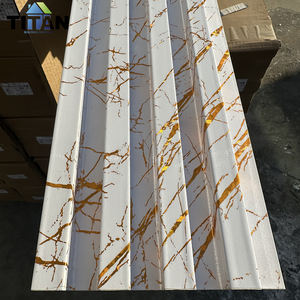 Revêtement extérieur en plastique Composite acoustique, revêtement extérieur imperméable, extérieur, panneau mural pvc cannelé - Product Image 4