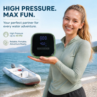 Pompe à air électrique portable haute pression pour gonflables, tente, matelas pneumatique, kayak