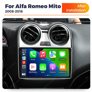 Moniteur de voiture MEKEDE QLED Android écran tactile 2 Din <span class=keywords><strong>autoradio</strong></span> WiFi BT 5.0 Navigation <span class=keywords><strong>GPS</strong></span> pour AL03 <span class=keywords><strong>Alfa</strong></span> Romeo <span class=keywords><strong>Mito</strong></span> 2008-2018 - Product Image 2