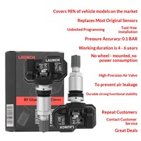 Sensor Launch TPMS 03 315 433MHz Sistema de Monitoreo de Presión de Neumáticos (TPMS) 2 en 1 Compatible con 30 °   Ajustable