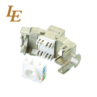 Conector de Enchufe RJ45 FTP 8P8C de Cobre Sin Herramientas de Calidad Superior LE Cat6 y Cat6A para una Conexión Sencilla
