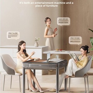 Quepai New-model Fully Automatic Mahjong Machine 2026 Home-use Rotary-wing Table-<b>top</b> Dual-purpose Table Straight-mouth Silent Fu - Product Image 4