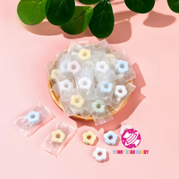 Permen Halal Bebas Gula Rasa Buah Segar Penyegar Napas Tablet Soda Kue Permen Bentuk Bunga Permen Mint Bebas Gula