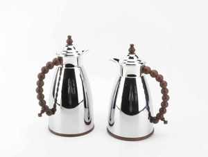 Ensemble de cafetière arabe élégante noir mat <span class=keywords><strong>1L</strong></span> 0.7L, avec <span class=keywords><strong>pichet</strong></span> isotherme à thé rose, coffret cadeau moderne pour la maison - Product Image 4
