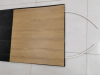 Ventes d'usine 5mm d'épaisseur anti-dérapant en bois caoutchouc carreaux de sol tapis en caoutchouc souple à haute élasticité
