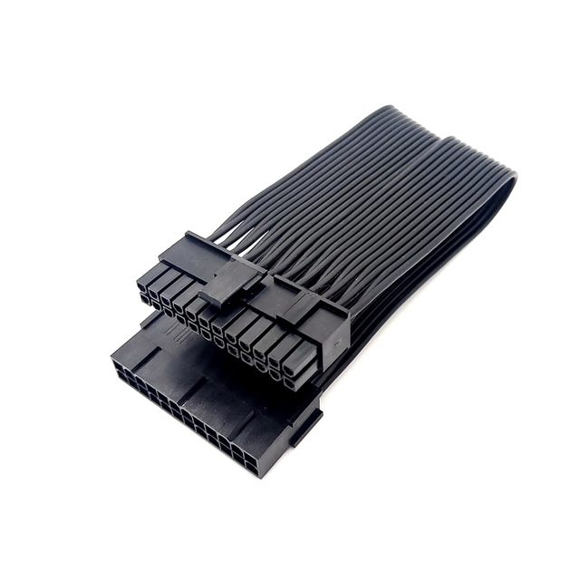 Factory Sell TPE and Sleeved ATX 24-pin Extension Extension Cable Kit for ATX PCI-E Extension Power Supply Cable
