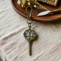 Montre de poche en alliage de quartz en forme de clé, design vintage personnalisé, style simple, petit cadeau idéal, vente en gros OEM/ODM