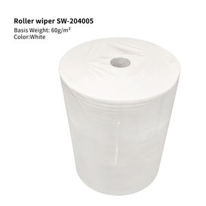 Rollo de Papel Toalla Industrial Desechable Azul Blanco, Rollo de Papel Multiusos de Alta Resistencia Absorbente de Aceite - Product Image 3