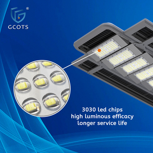 ไฟถนนพลังงานแสงอาทิตย์ GCOTS ความสว่างสูง IP66 กันน้ำ 120 วัตต์ แบบ All in One สำหรับภายนอกอาคาร รุ่น SL-AIO-XCB120 ความสว่างสูง - Product Image 5