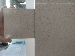 Lastra Grande in Pietra di Quarzo Ingegnerizzata Beige Effetto Specchio, Design Moderno per Piani Cucina e Top Bagno - Vendita all'Ingrosso - Product Image 2