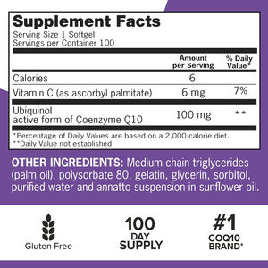 Cápsulas de CoQ10 de alta calidad y superior absorción para promover la salud del corazón y el apoyo antioxidante. - Product Image 3