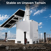 Torre de CCTV Solar Móvil BIGLUX HiTOWER para Áreas Exteriores, Sitios de Construcción y Estacionamientos