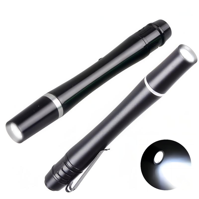 Custom Logo 3W Mini LED Penlight Aluminum Alloy Portable Medical Doctor Nurse EDC Tactical Flashlight for Examination Emergency