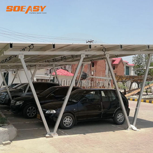 Système de <span class=keywords><strong>carport</strong></span> solaire SOEASY en alliage d'aluminium étanche avec panneau de stationnement, poteau de fixation et kit de montage solaire - Product Image 4