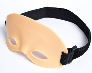 Peau d'entraînement en silicone pour le visage avec bandeau, modèle de formation pour maquillage permanent des sourcils et de l'eyeliner - Product Image 1